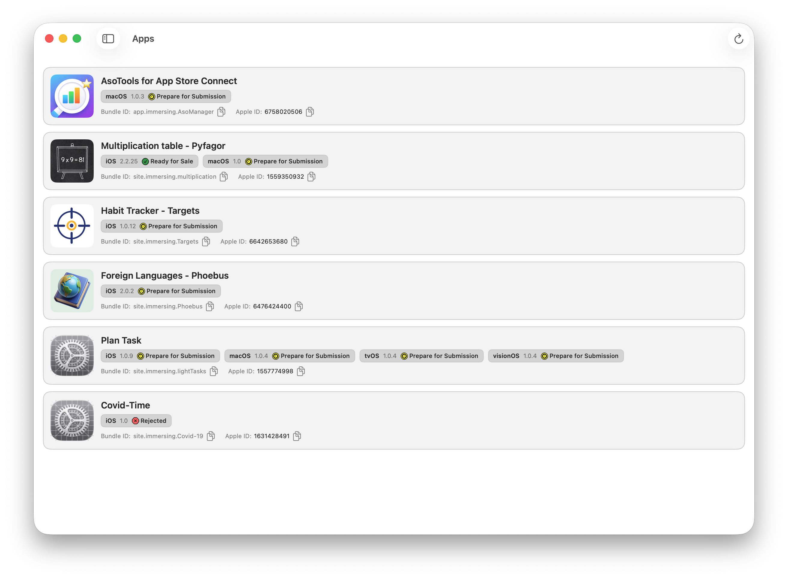 Unified control center for all your applications